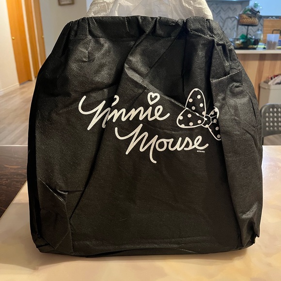 Disney Loungefly Minnie & Mickey Embossed Purse with Charm, Dust bag - Picture 8 of 10